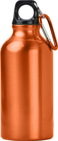 Trinkflasche aus Aluminium Santiago – Orange bedrucken, Art.-Nr. 007999999_7552