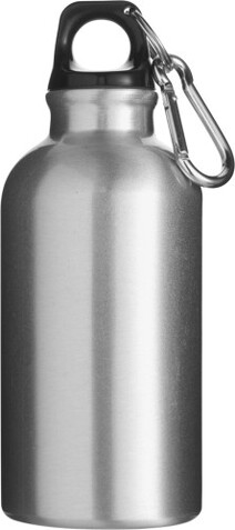 Trinkflasche aus Aluminium Santiago – Silber bedrucken, Art.-Nr. 032999999_7552