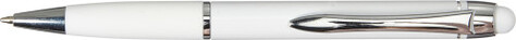 Kugelschreiber aus Metall Pascaline – Weiß bedrucken, Art.-Nr. 002999999_7594