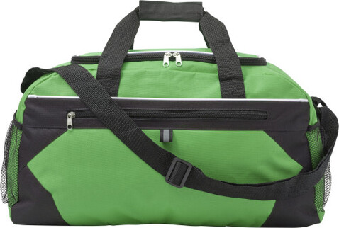 Sporttasche aus Polyester Daphne – Grün bedrucken, Art.-Nr. 004999999_7656