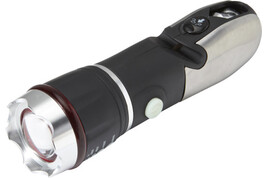 Multifunktionstaschenlampe aus ABS-Kunststoff/Edelstahl/Silikon Amayah bedrucken, Art.-Nr. 7747