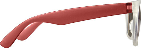 Sonnenbrille aus Kunststoff Marcos – Rot bedrucken, Art.-Nr. 008999999_7826