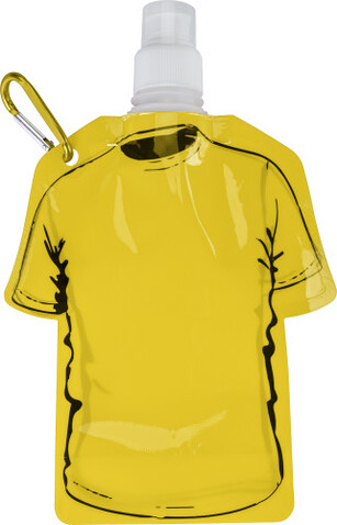 Trinkflasche ‘Soccer’ aus PP Nicolette – Gelb bedrucken, Art.-Nr. 006999999_7877
