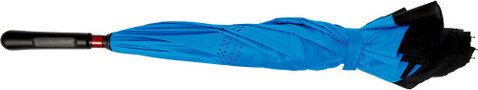 Regenschirm aus Pongee-Seide Constance – Hellblau bedrucken, Art.-Nr. 018999999_7963