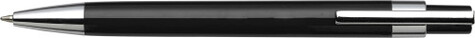 Kugelschreiber aus Kunststoff Jarod – Schwarz bedrucken, Art.-Nr. 001999999_8121