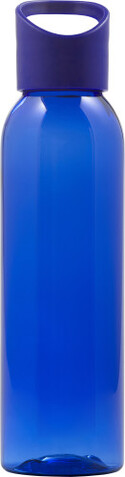Wasserflasche aus Kunststoff Rita – Blau bedrucken, Art.-Nr. 005999999_8183