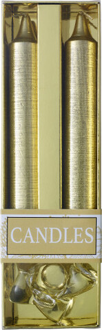 Kerzen-Set Alexia – Gold bedrucken, Art.-Nr. 031999999_8217