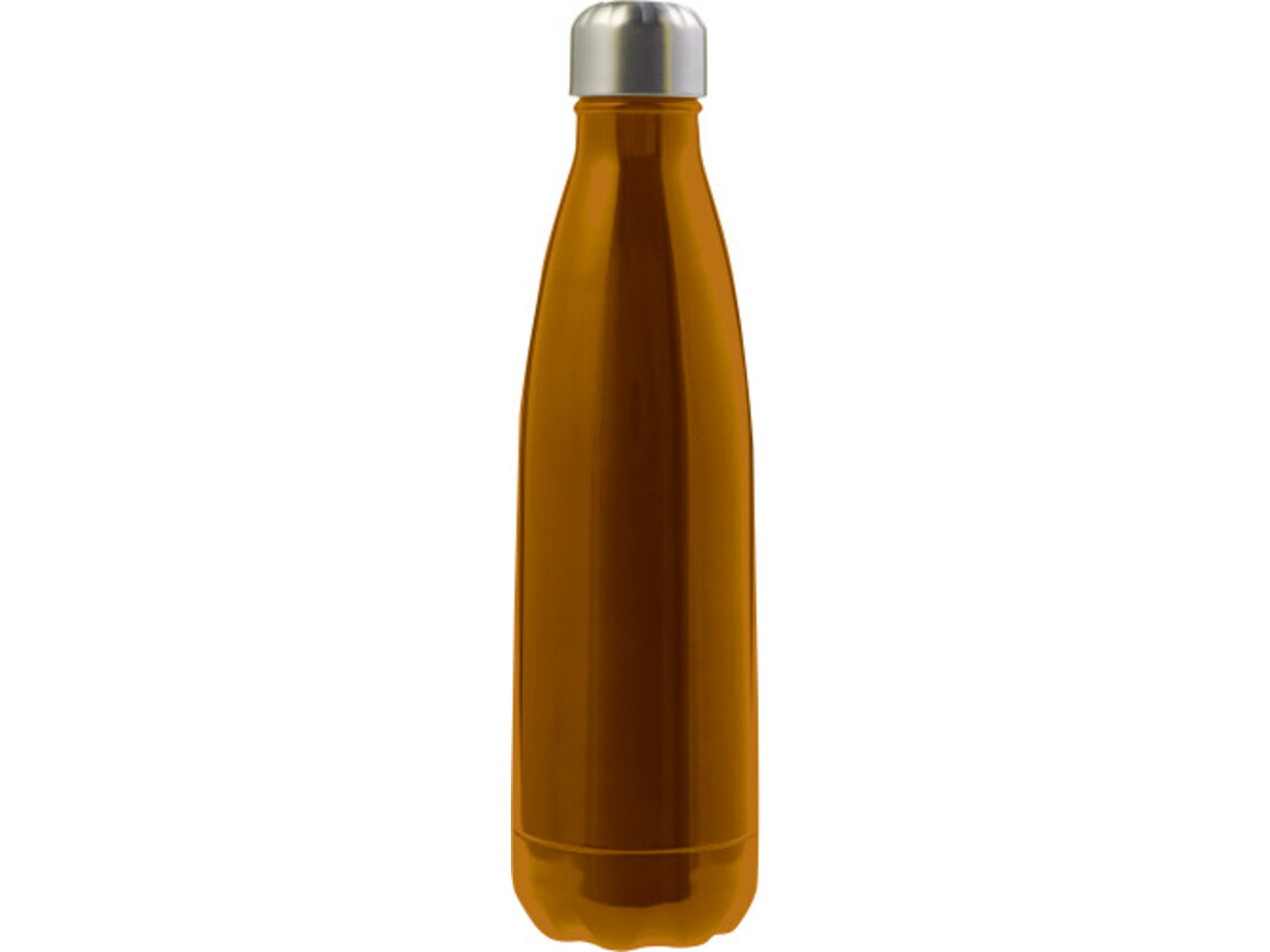 Doppelwandige Trinkflasche aus Edelstahl Lombok – Orange bedrucken, Art.-Nr. 007999999_8223