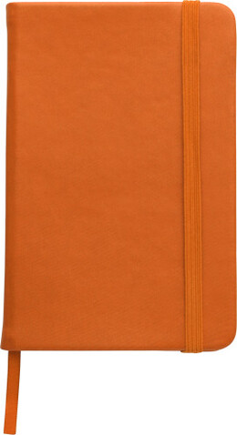 Notizbuch aus PU Brigitta – Orange bedrucken, Art.-Nr. 007999999_8251