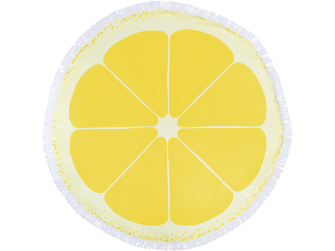 Strandhandtuch aus Mikrofaser (160 g/m²) Cody – Gelb bedrucken, Art.-Nr. 006999999_8289