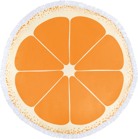 Strandhandtuch aus Mikrofaser (160 g/m²) Cody – Orange bedrucken, Art.-Nr. 007999999_8289