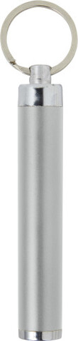 2-in1 LED-Taschenlampe aus ABS Zola – Silber bedrucken, Art.-Nr. 032999999_8297