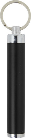 2-in1 LED-Taschenlampe aus ABS Zola – Schwarz bedrucken, Art.-Nr. 001999999_8297