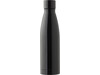 Doppelwandige Trinkflasche aus Edelstahl Marcelino – Schwarz bedrucken, Art.-Nr. 001999999_835488