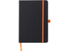Notizbuch aus Kunststoff Charlene – Orange bedrucken, Art.-Nr. 007999999_8384
