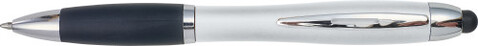 LED-Kugelschreiber &#039;Norderney&#039; aus Kunststoff – Silber bedrucken, Art.-Nr. 032999999_8455