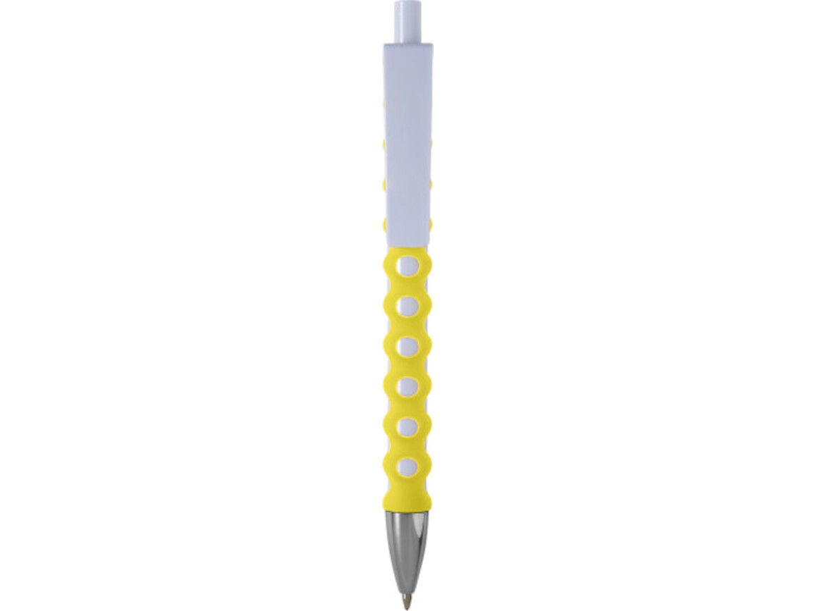 Kugelschreiber 'Samba' aus Kunststoff – Gelb bedrucken, Art.-Nr. 006999999_8468