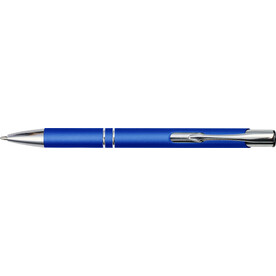 Kugelschreiber aus Metall Yvette – Kobaltblau bedrucken, Art.-Nr. 023999999_8476