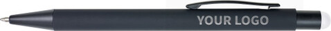 Kugelschreiber aus Aluminium Formentera – Weiß bedrucken, Art.-Nr. 002999999_8477