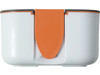 Brotdose(850 ml) aus Silikon und Kunststoff Veronica – Orange bedrucken, Art.-Nr. 007999999_8520