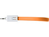 Ladekabel aus PVC mit Schlüsselbund Pierre – Orange bedrucken, Art.-Nr. 007999999_8527