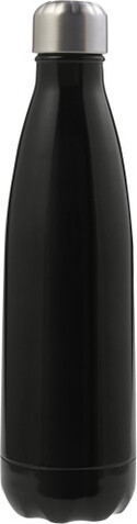 Trinkflasche(650 ml) aus Edelstahl Sumatra – Schwarz bedrucken, Art.-Nr. 001999999_8528