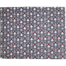 Decke aus 100% Polyester und Flanell Michelle – Grau bedrucken, Art.-Nr. 003999999_8530