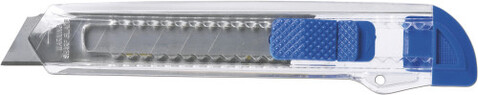 Cutter-Messer aus Kunststoff Khia – Blau bedrucken, Art.-Nr. 005999999_8540