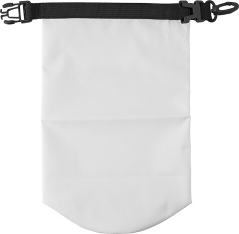 Wasserfeste Strandtasche aus Polyester Pia – Weiß bedrucken, Art.-Nr. 002999999_8565