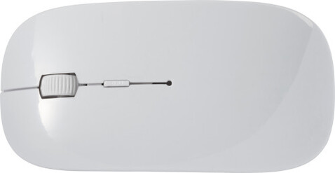 Kabellose Computermaus aus ABS-Kunststoff Jodi – Weiß bedrucken, Art.-Nr. 002999999_8578