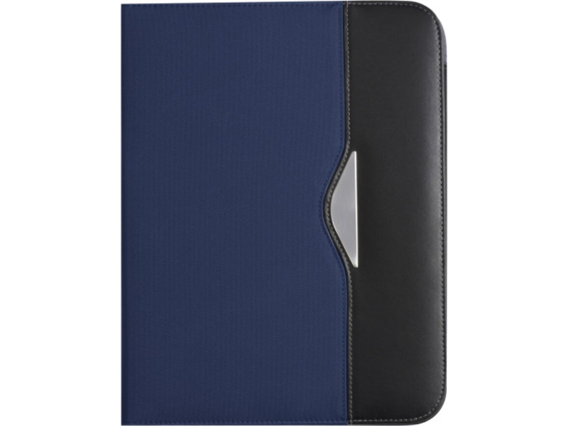 Dokumentenmappe aus Polyester/Kunstleder Ivo – Blau bedrucken, Art.-Nr. 005999999_8668