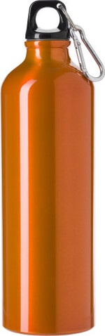 Trinkflasche(750 ml) aus Aluminium Gio – Orange bedrucken, Art.-Nr. 007999999_8695