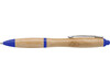 Kugelschreiber aus Bambus Hetty – Blau bedrucken, Art.-Nr. 005999999_8794