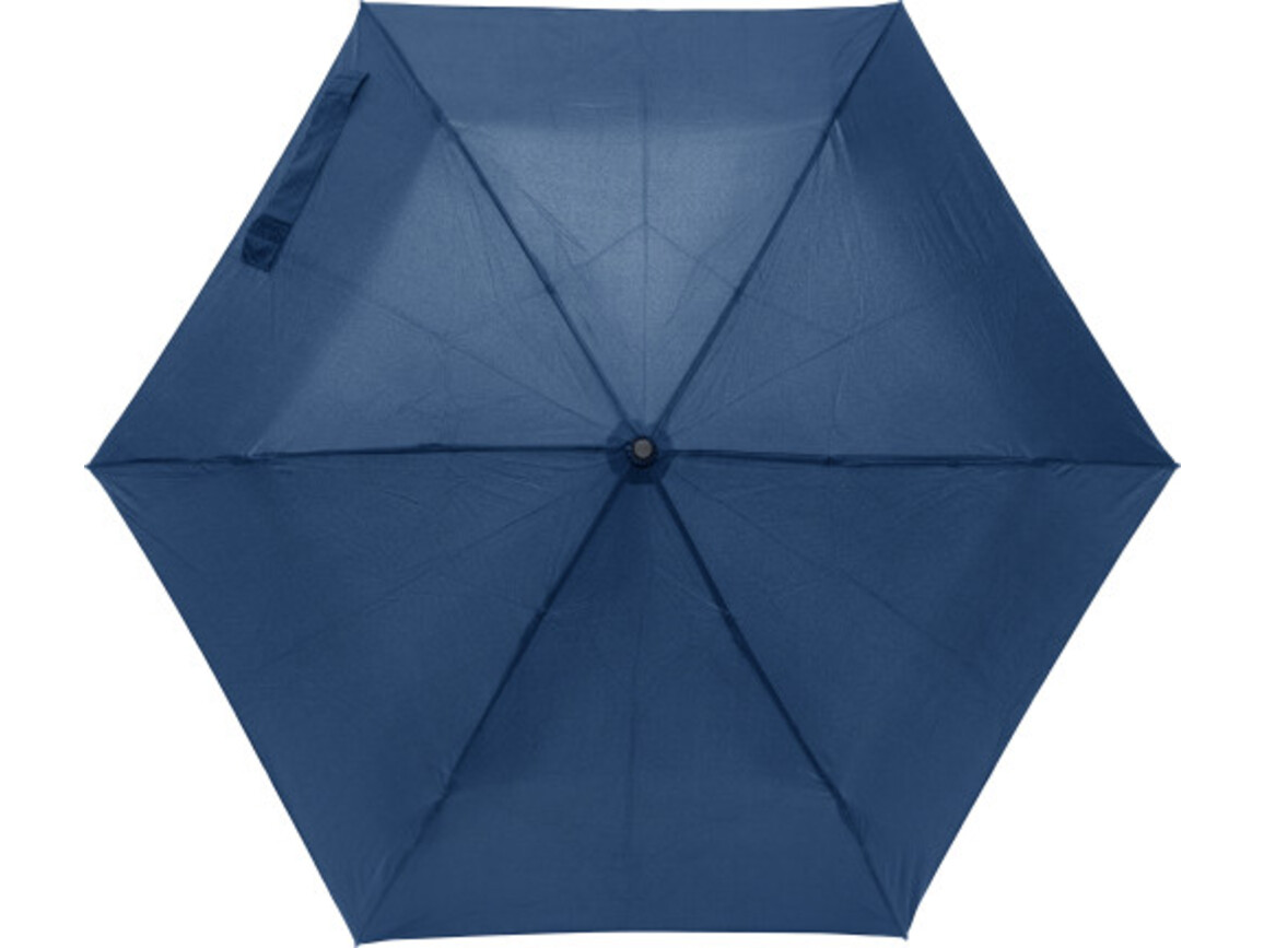 Regenschirm aus Pongee-Seide Allegra – Blau bedrucken, Art.-Nr. 005999999_8795