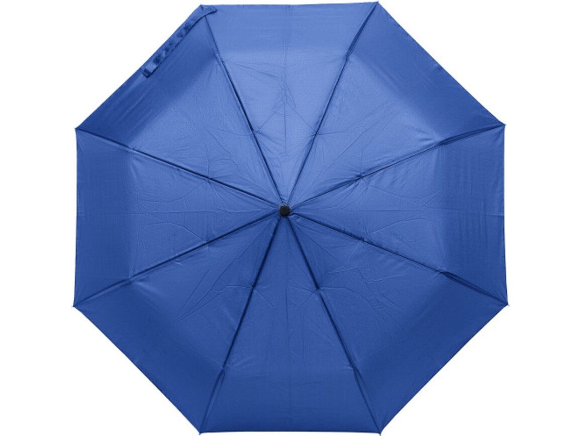 Regenschirm aus Pongee-Seide Conrad – Blau bedrucken, Art.-Nr. 005999999_8891