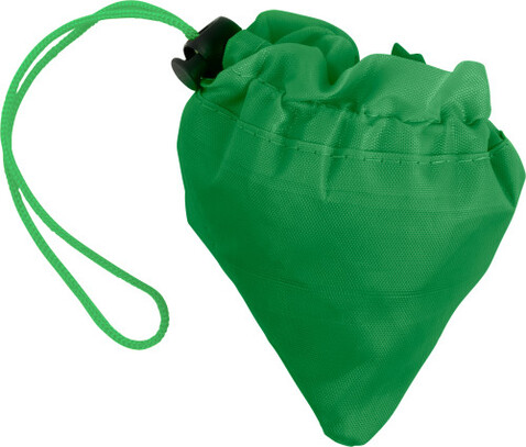 Faltbare Einkaufstasche aus Polyester Billie – Grün bedrucken, Art.-Nr. 004999999_8962
