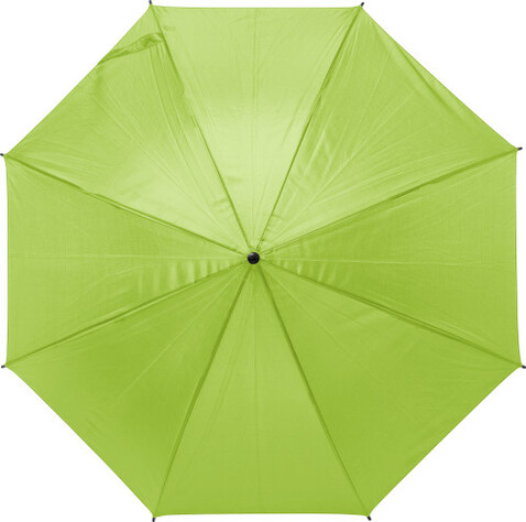 Automatik-Regenschirm aus Polyester Rachel – Limettengrün bedrucken, Art.-Nr. 019999999_9126
