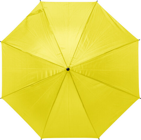 Automatik-Regenschirm aus Polyester Rachel – Gelb bedrucken, Art.-Nr. 006999999_9126
