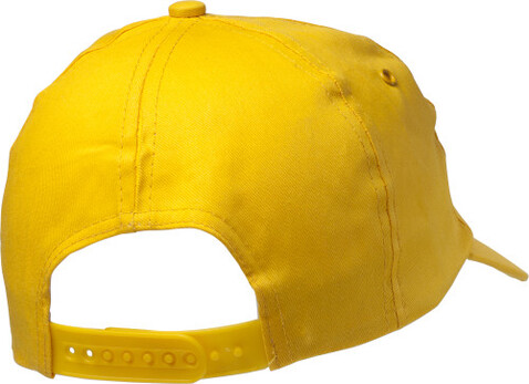 Baseballcap aus 100 % Baumwolle Lisa – Gelb bedrucken, Art.-Nr. 006999999_9128