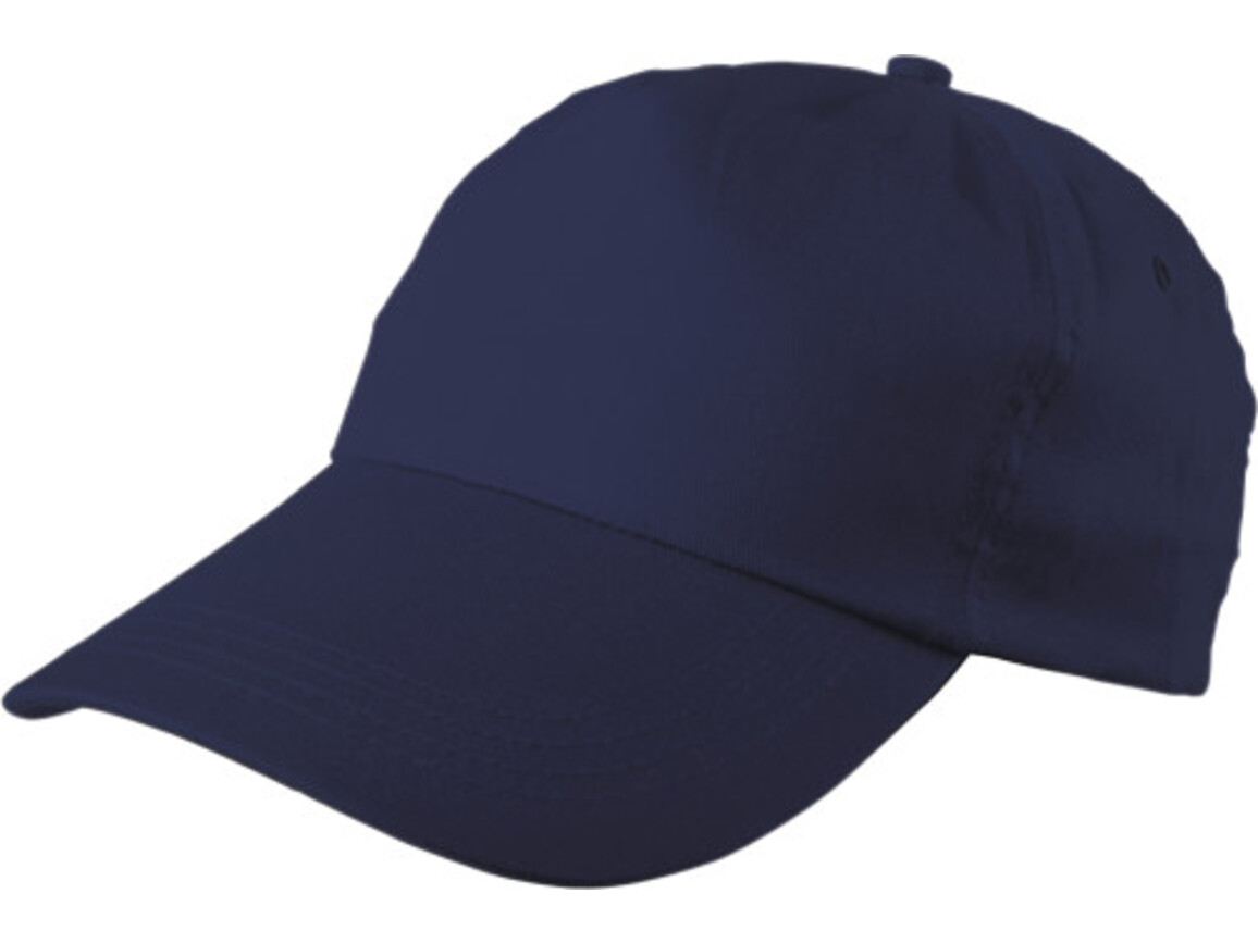 Baseballcap aus 100 % Baumwolle Lisa – Blau bedrucken, Art.-Nr. 005999999_9128