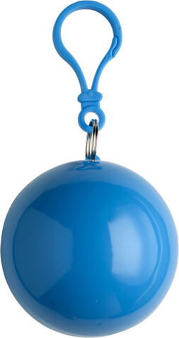 Poncho aus Kunststoff Pippa – Hellblau bedrucken, Art.-Nr. 018999999_9137