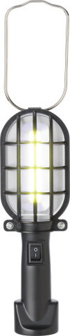 Arbeitslampe aus Kunststoff Luella – Schwarz bedrucken, Art.-Nr. 001999999_9194