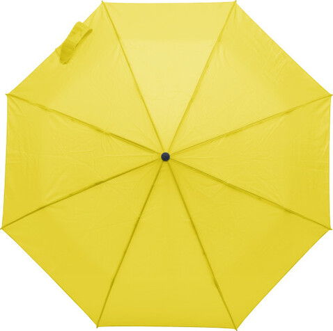 Regenschirm aus Polyester Matilda – Gelb bedrucken, Art.-Nr. 006999999_9255