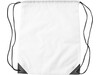 Turnbeutel aus Polyester Enrique – Weiß bedrucken, Art.-Nr. 002999999_9261