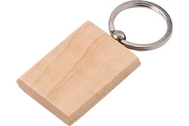 Schlüsselanhänger aus Holz Shania bedrucken, Art.-Nr. 9293