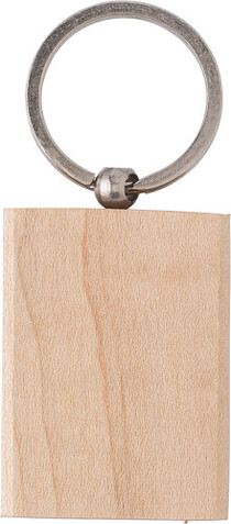 Schlüsselanhänger aus Holz Shania – Braun bedrucken, Art.-Nr. 011999064_9293