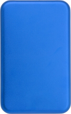 Aluminium Solar Powerbank Drew – Blau bedrucken, Art.-Nr. 005999999_9332