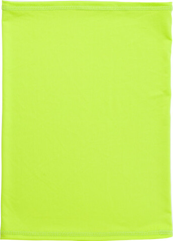 Multifunktions-Polyester-Schal und Maske Noémie – Limettengrün bedrucken, Art.-Nr. 019999999_9413
