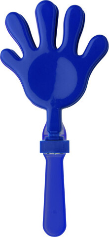 Klapperhand aus Kunststoff Boris – Kobaltblau bedrucken, Art.-Nr. 023999999_9539
