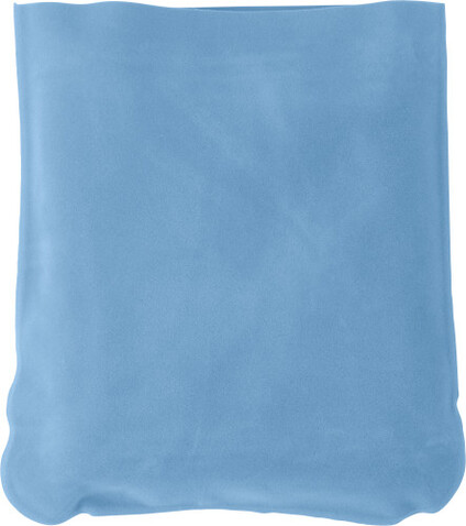 Aufblasbare Nackenstützeinklusive Hülle aus PVC Stanley – Hellblau bedrucken, Art.-Nr. 018999999_9651